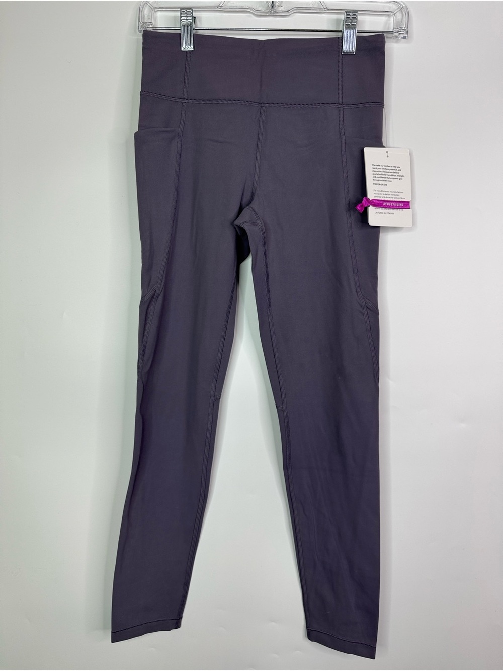 Athleta Girl High Rise Stash Your Treasures Tight Purple NWT Size XL